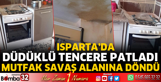 Düdüklü tencere patladı
