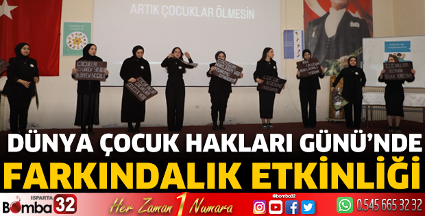 Dünya Çocuk Hakları Günü’nde farkındalık etkinliği 