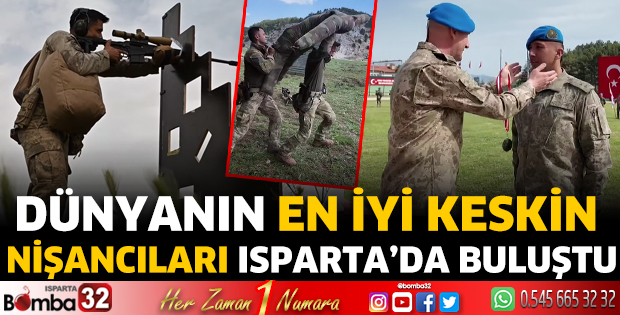 Dünyanın En İyi Keskin Nişancıları Isparta’da Buluştu
