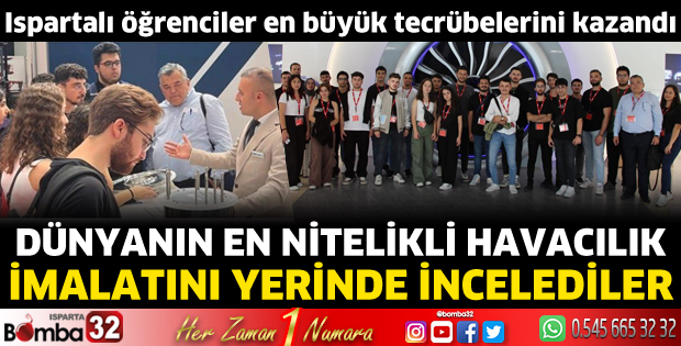 Dünyanın en nitelikli havacılık imalatını yerinde incelediler