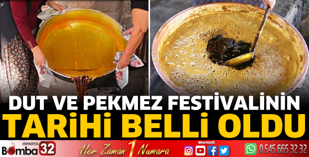 Dut ve Pekmez Festivalinin tarihi belli oldu