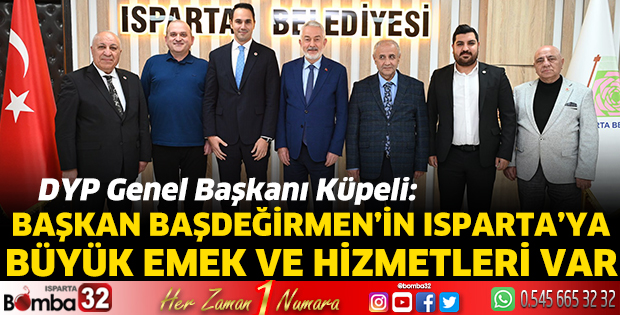 DYP Genel Başkanı Küpeli Başkan Başdeğirmen'i ziyaret etti