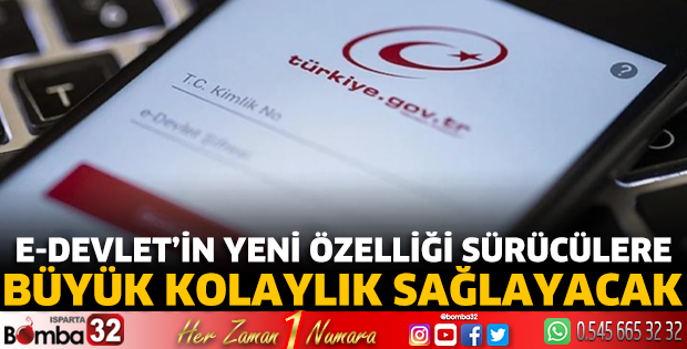 E-Devlet'e bir bomba özellik daha