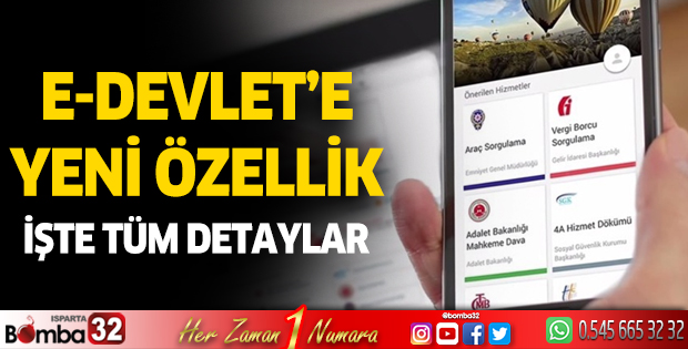 E-Devlet'te yeni özellik