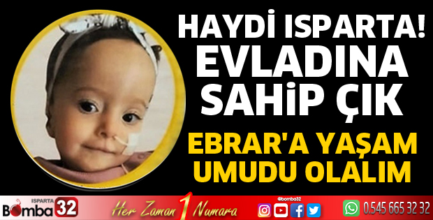 Ebrar'a umut olalım