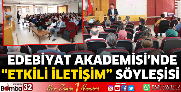 Edebiyat Akademisi’nde “Etkili İletişim” Söyleşisi