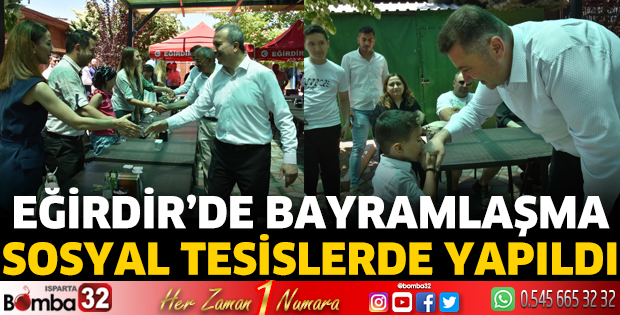 Eğirdir bayramlaştı