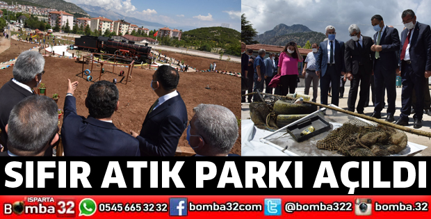 Eğirdir Belediyesi Sıfır Atık Parkı açıldı