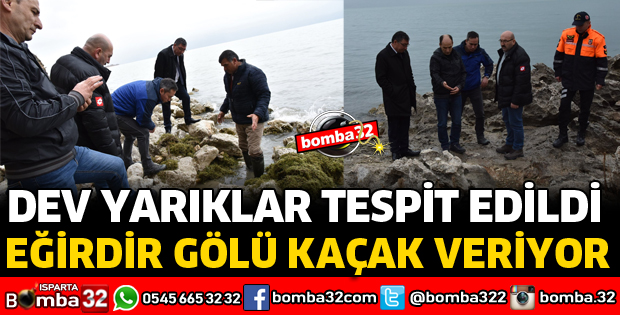 EĞİRDİR GÖLÜ KAÇAK VERİYOR