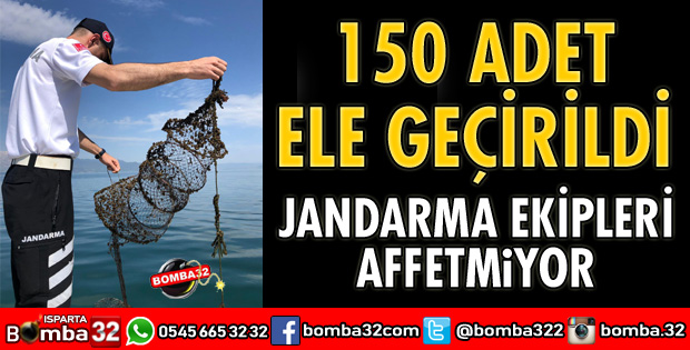 EĞİRDİR GÖLÜNDE KEREVİT SEPETİ OPERASYONU