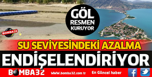 EĞİRDİR GÖLÜNDE SU SEVİYESİNDEKİ AZALMA ENDİŞELENDİRİYOR