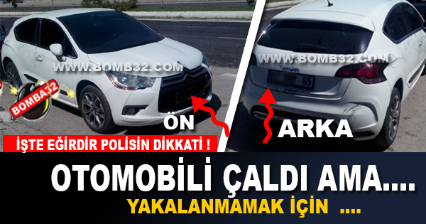Eğirdir Polisinin Dikkati...