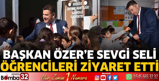 Eğirdir Süleyman Demirel İlk ve Ortaokulu’na ziyaret