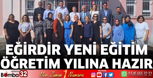Eğirdir yeni eğitim öğretim yılına hazır