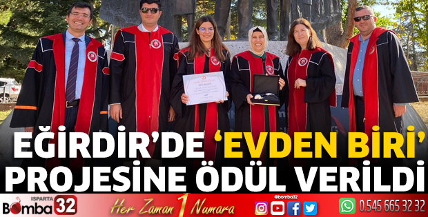 Eğirdir’de ‘Evden Biri’ Projesine Ödül