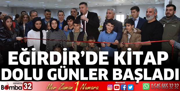 Eğirdir’de kitap dolu günler başladı