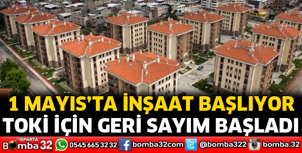 Eğirdir’de TOKİ için geri sayım başladı
