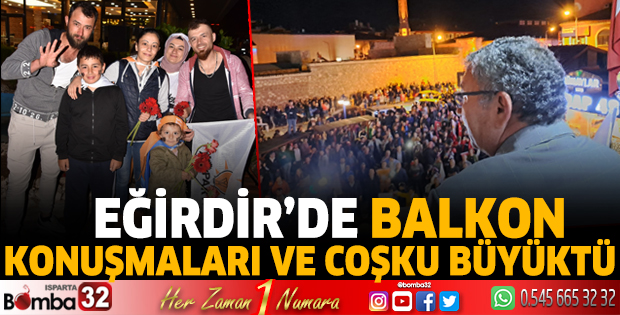Eğirdir'de büyük coşku