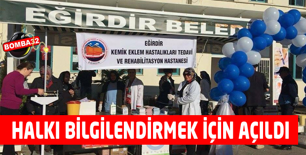 Eğirdir'de Diabet Standı