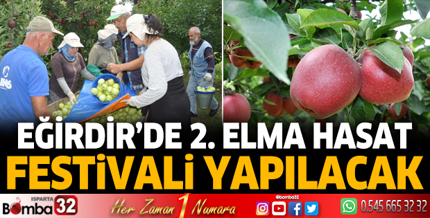 Eğirdir'de Elma Hasat Festivali düzenlenecek