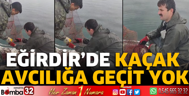 Eğirdir'de kaçak avcılığa geçit yok