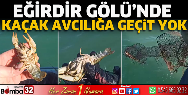Eğirdir'de kaçak avcılığa geçit yok