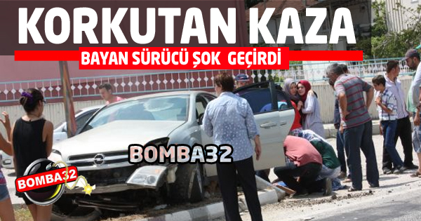 Eğirdir'de Korkutan Kaza
