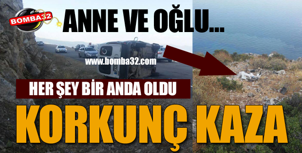 EĞİRDİR'DE ŞOK KAZA