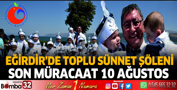 Eğirdir'de sünnet şöleni
