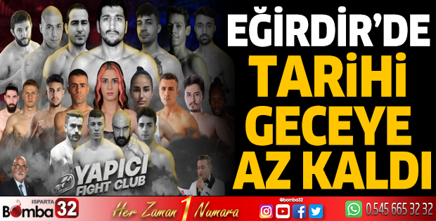 Eğirdir'de tarihi geceye az kaldı