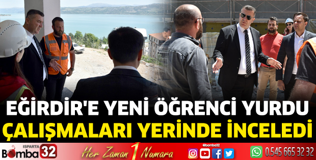 Eğirdir'e yeni öğrenci yurdu