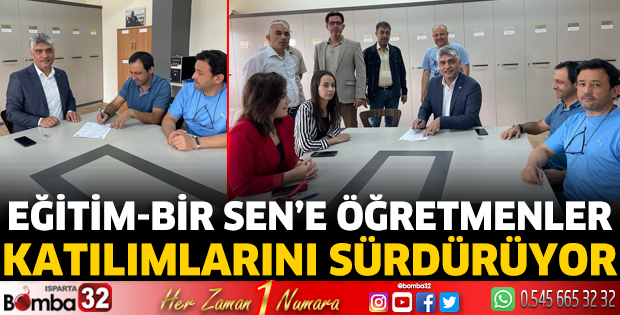Eğitim-Bir Sen’e öğretmenler katılımlarını sürdürüyor