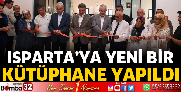 Eğitim şehri Isparta yeni bir kütüphane daha kazandı