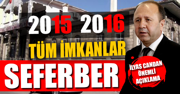 EĞİTİMDE TÜM İMKÂNLAR SEFERBER EDİLDİ