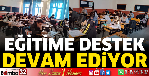 Eğitime destek devam ediyor