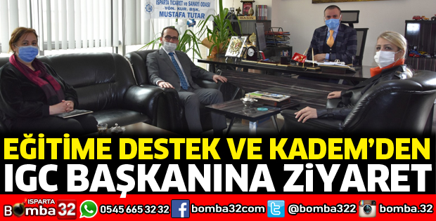 Eğitime Destek Platformu ve KADEM'den IGC Başkanına ziyaret