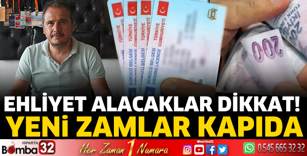 Ehliyet alacaklar dikkat! 