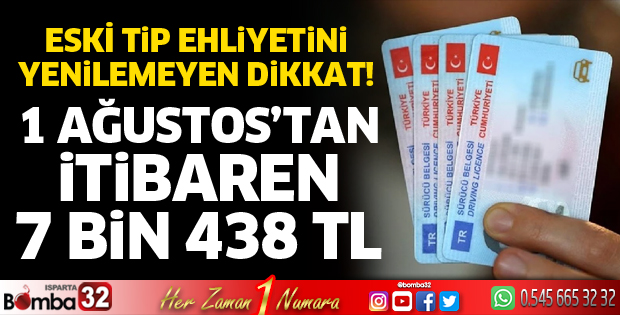 Ehliyet yenilemeyenler dikkat!
