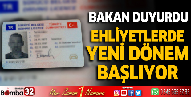 Ehliyette yeni dönem