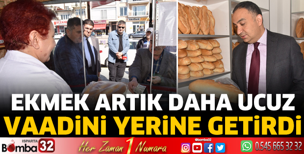 Ekmek artık daha ucuz