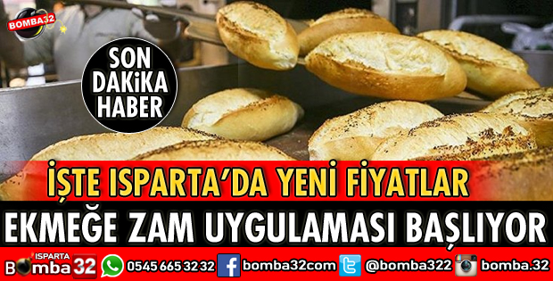 EKMEK ZAMMI YAKINDA UYGULANACAK