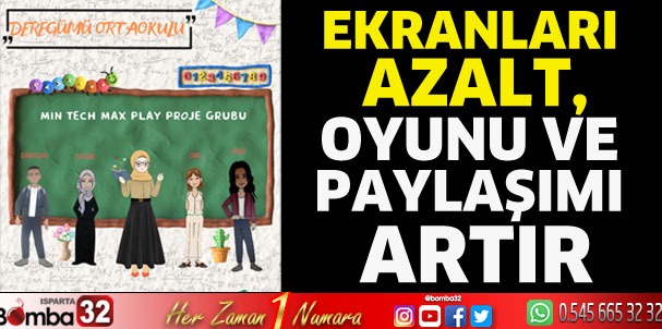 Ekranları Azalt Oyunu ve Paylaşımı Artır