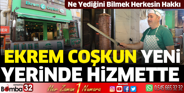 Ekrem Coşkun yeni yerinde hizmette
