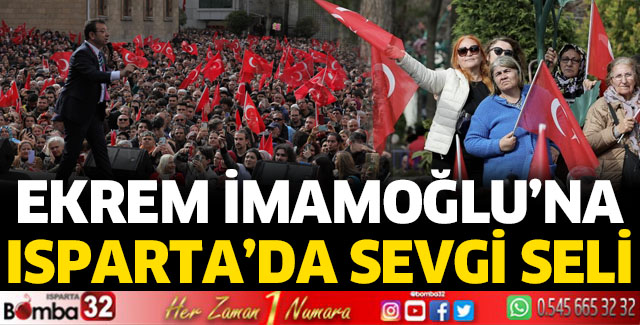 Ekrem İmamoğlu'na sevgi seli