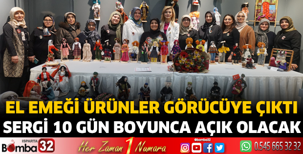 El emeği ürünler görücüye çıktı