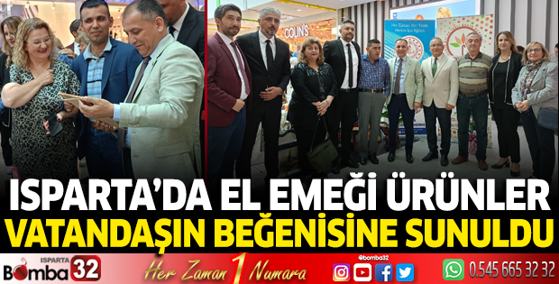 El emeği ürünler vatandaşın beğenisine sunuldu