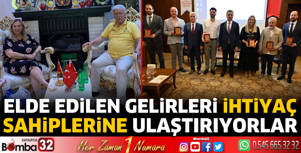 Elde edilen gelirleri ihtiyaç sahiplerine ulaştırıyorlar