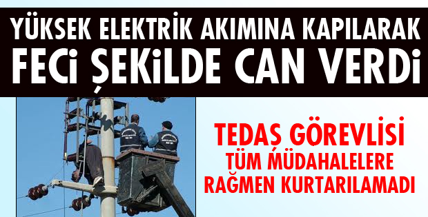 ELEKTRİK AKIMINA KAPILARAK CAN VERDİ