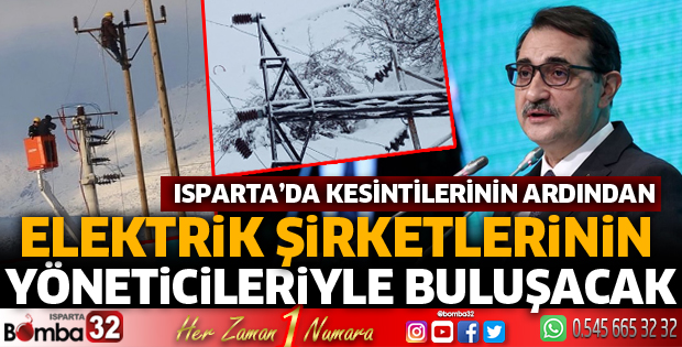 Elektrik şirketlerinin yöneticileriyle bir araya gelecek