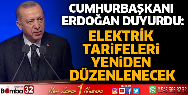 Elektrik tarifeleri yeniden düzenlenecek